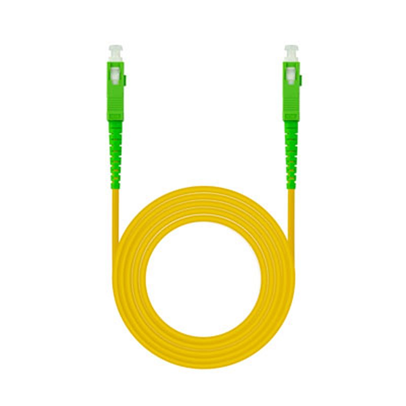 Nanocable Cable Fibra Scapc Lszh Amarillo 5m